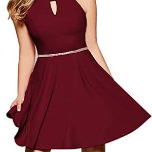 NWT InsNova Women's Short Formal Cocktail/Skater Dress in Size S